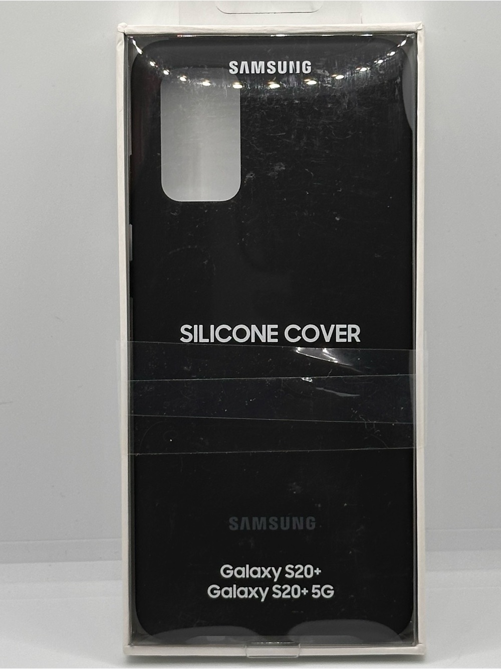 Official Samsung Galaxy S20+ / S20+ 5G Silicone Cover Case Black NIB